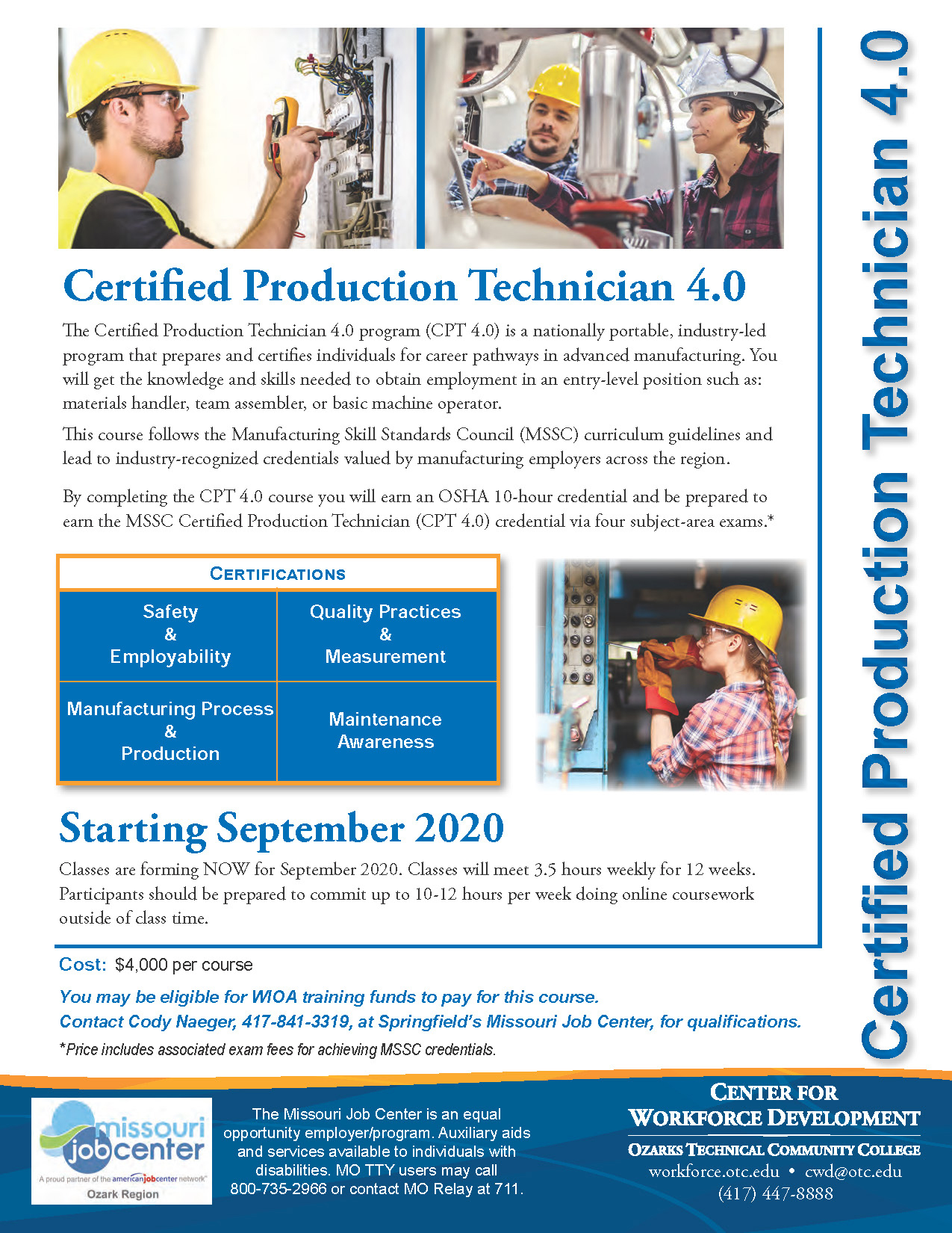 Certified Production Technician Flyer thumbnail